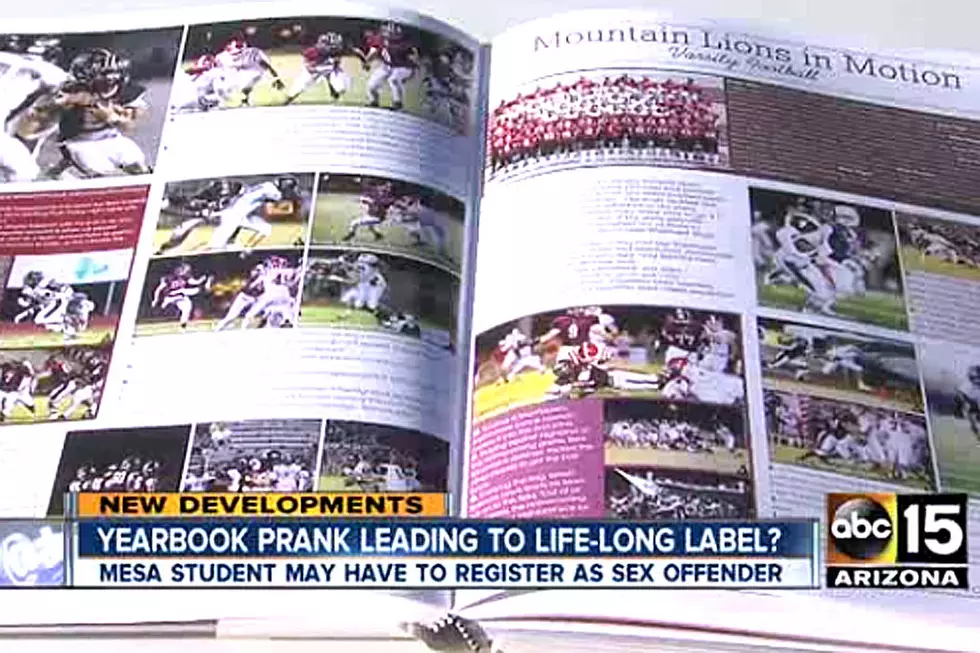 Yearbook Photo Prank Could Make Student a Sex Offender